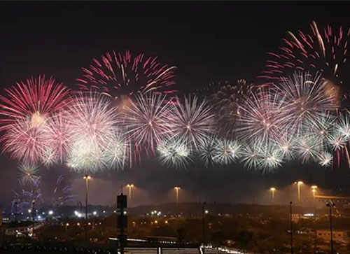 大竹县焰火晚会